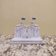 P1090583.jpg PRINTABLE ROMAN CASTLE - SMARTPHONE STAND CELL PHONE HOLDER WITH GEM HOLDING URNS
