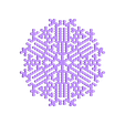 other-hex1.stl Cellular automaton BlocksCAD snowflake generator