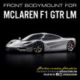 McLaren-F1-GTR-LM.jpg Mini-Z Body Mount for McLaren F1 GTR LM (short nose)