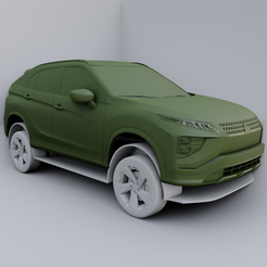1.png STL file Mitsubishi Eclipse Cross PHEV 2022・Design to download and 3D print