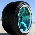 work-t5r-2p-flat-v24355.png Work Emotion T5R 2p with Advan yokohama tires