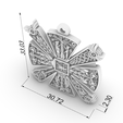 size.png Ancient Symbolic Pendant 3D print