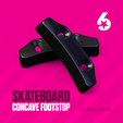 01A-FS-Concave-X2.png Concave Footstop Skateboard