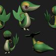 snivy-cults-5.jpg Pokemon - Snivy with 2 different poses