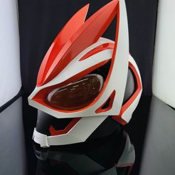 325104513_743554460718809_5260596980984776302_n.jpg STL-Datei Kamen Rider GEATS Helm・Modell zum Herunterladen und 3D-Drucken
