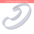Letter_C~6.75in-cookiecutter-only2.png Letter C Cookie Cutter 6.75in / 17.1cm