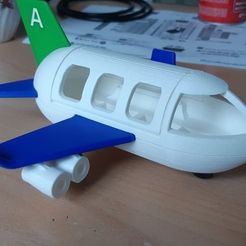83659836_188822782179687_5277600129073807360_n_1.jpg Free 3D file Toy plane - Clone Brio・3D printable object to download