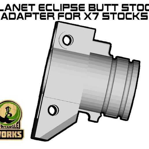 PE-CAP-x7.jpg STL file planet eclipse butt stock adapter for the tippmann X7 buttstocks・3D printer design to download, UntangleART