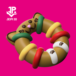 230326_MARZO_027.png STL file ROSCA DE REYES_THREAD OF KINGS_ ROSCA DE REYES DE GATO・3D printing model to download