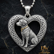 dog.png Labrador Dog Memorial Pendant