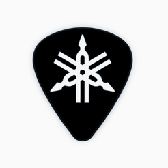 Screenshot-2023-07-20-at-8.52.34-PM.png Archivo STL Yamaha púa de guitarra・Plan para descargar y imprimir en 3D