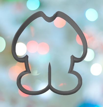 Baby Shower Onesie Cookie Cutter 3D model