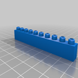 SB_1x10x1_Diag_v1_0.png Montini building bricks One Pip Set (Lego Compatible)