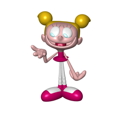 dee-dee.png Бесплатный STL файл DEE DEE - DEXTER'S LABORATORY- DEXTER'S LABORATORY・Объект для скачивания и 3D печати