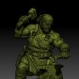 05.jpg Miniatura de ferreiro anão STL - Fantasy Forge Warrior