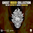 26.png Ghost Rider Head Collection for action figures