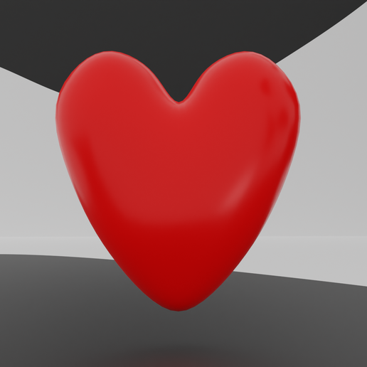 💜 Heart・Free STL File for ・Cults