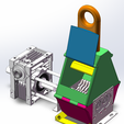 屏幕截图-75.png Full coverage hood with push rod for mini shredder