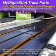 MDS_TRACK_DIGITAL_Lane-Changers_photo6b.jpg MyDigitalSlot Left, Right and Double Lane-Changers, 3D printed DIY track parts for your 1/32 Digital Slot Car Racing Game