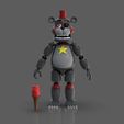Lefty.970.jpg FIVE NIGHTS AT FREDDY'S LEFTY ARTICULATED FIGURE AND EXTRA LEG FOR FOXY
