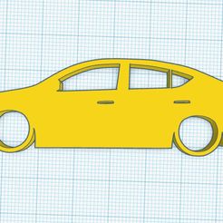 Web-capture_28-11-2023_134941_www.tinkercad.com.jpeg Nissan Versa Sedan Silhouette Keyring