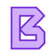 B.stl Letters and Numbers ROBOCOP | Logo
