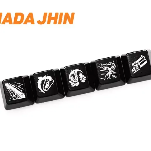 🎨 Keycaps Jhin LOL League of Legends・Archivo STL para Impresión 3D・Cults