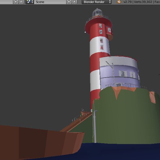 headlight 3D model preview
