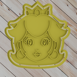 untitled.png STL-Datei COOKIE CUTTER Prinzessinnenpfirsich・Modell für 3D-Drucker zum Herunterladen