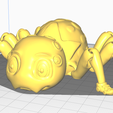 5.png STL file CLUMSY PRINT-IN-PLACE SPIDER Flexi・3D print object to download, Doctor_Craft