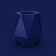 b503ac42-a846-4420-8cdf-d8fff6b0bbbf.png 44. Facet Geometric Origami Planter Pot -  V2 -  Edna (Inches)