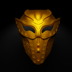 1.png STL file Super Hero Cosplay Face Mask 3D print model・3D printer design to download