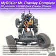 MRCC_MrCrawley_Complete_24.jpg MyRCCar Mr. Crawley Complete. 1/10 Customizable RC Rock Crawler Chassis with Portal Axles and Gearbox