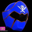 4.jpg Gokaiger Blue Helmet Cosplay STL