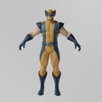 Wolverine0001.png Wolverine Lowpoly Rigged