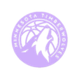 Minnesota Timberwolves sans fond 1.stl Minnesota Timberwolves logo