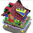 6.jpg MAISON 2 HOUSE HOME CHILD CHILDREN'S PRESCHOOL TOY 3D MODEL KIDS TOWN KID Cartoon Building 5