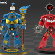 Custom-40mm-Red-Talons-Duo.png Custom 40mm Red Talons Librarian and Space Marine DUo