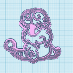 180-Flaaffy.png STL file Pokemon: Flaaffy Cookie Cutter・3D printing model to download