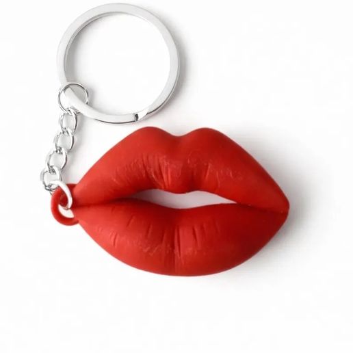 🗝️ Chaveiro - Lip Charm・Arquivo 3MF para Impressão 3D・Cults
