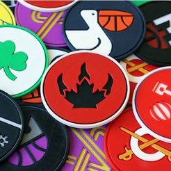7a77af27ffc88b369c23c1d31e0d9ad6_preview_featured.jpg STL-Datei Minimal Multi-color NBA coasters kostenlos・Modell zum 3D-Drucken zum herunterladen