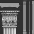 80-ZBrush-Document.jpg 90 classical columns decoration collection -90 pieces 3D Model