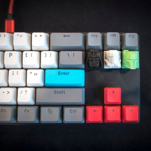Star Wars MX Cherry Keycaps 3D model