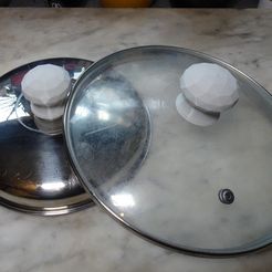 Saucepan-Lid-Repair-wide-view.jpg Low Poly  Repair / Replacement handle for Saucepan lids
