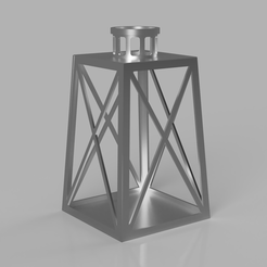 Lantern.png STL-Datei Kerzenständer Laterne・3D-druckbare Vorlage zum herunterladen, 3DPrintingGurus