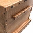 Top_Level_zoom.JPG Free STL file African Mahogany Blanket Chest・3D print design to download