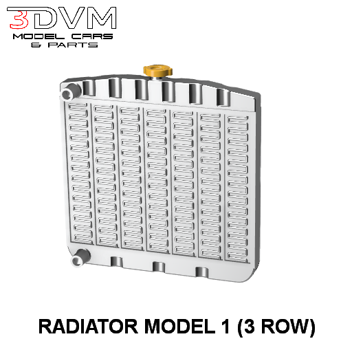 🤏 Radiator for 60s and 70s Small Block Muscle Cars in 1/24 1/25 scale ...