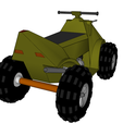 4.png ATV CAR TRAIN RAIL FOUR CYCLE MOTORCYCLE VEHICLE ROAD 3D MODEL 22