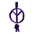 Peace_Tap_v7_oriented_correctly.stl Peace Sign Kegerator Tap Handle