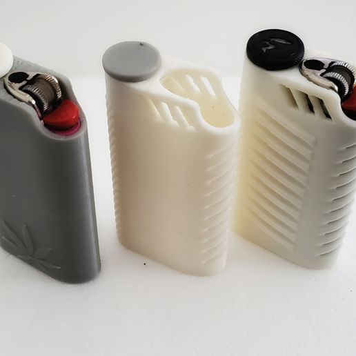 Joint bic lighter case 3 styles 3D model